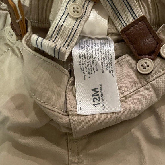 Oshkosh khakis with suspenders 12 months - Picture 3 of 3
